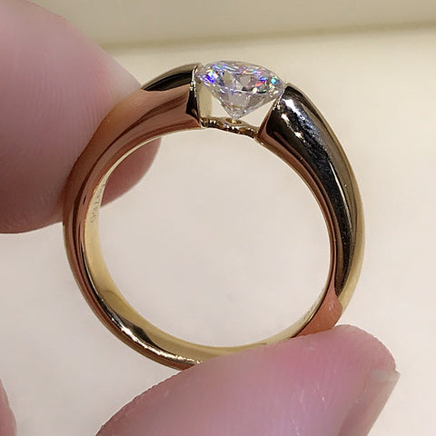 Bague de couple arc tendance pour femme