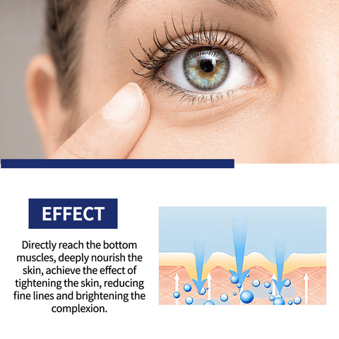 Gel raffermissant pour les yeux, estompe les taches et les ridules, crème hydratante anti-âge uniformisante pour le contour des yeux