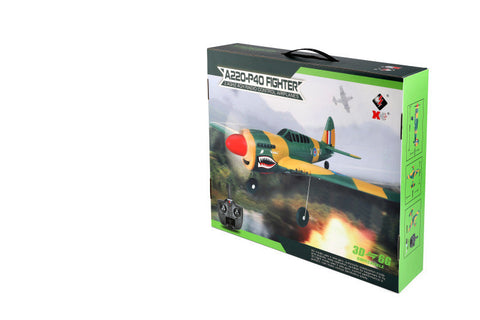 Jouet Modèle de Planeur Télécommandé P40 Fighter Sans Pilote