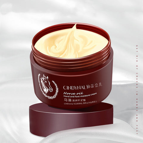 Crème pour les mains à l'huile de cheval Crème hydratante pour les talons Crème hydratante pour les mains