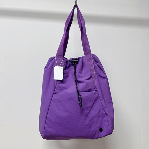 Sac à dos étanche avec cordon de serrage, sac à dos de sport, de fitness ou de yoga tendance pour femme, sac à bandoulière, sac de rangement pour le quotidien