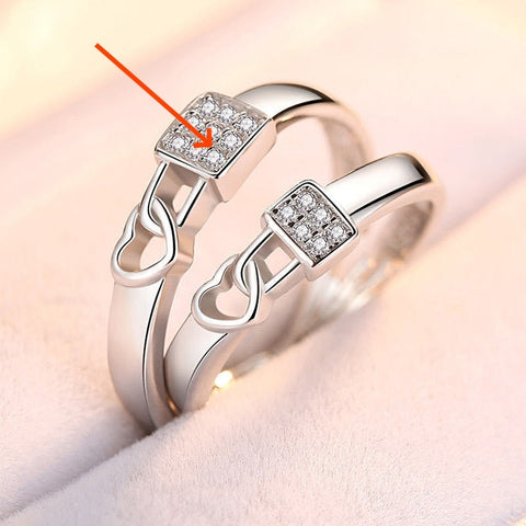 Bague de couple édition coréenne minimaliste