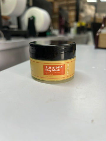 Masque visage à l'argile Rose, Curcuma, Charbon actif, Thé vert Matcha 50 g chacun Lot de 4