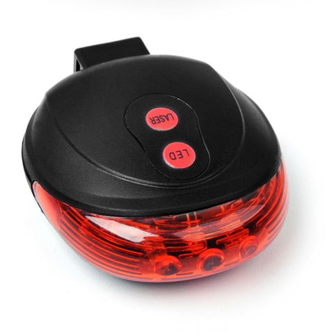 Bicycle Tail Light (5LED+2Laser) - Fashionner