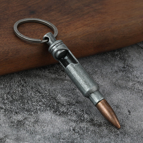 Porte-clés en métal Ouvre-bouteille Balle Pendentif créatif