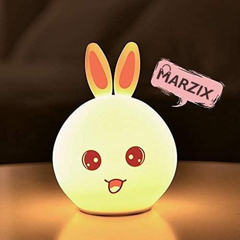 Veilleuse lapin en silicone avec capteur tactile