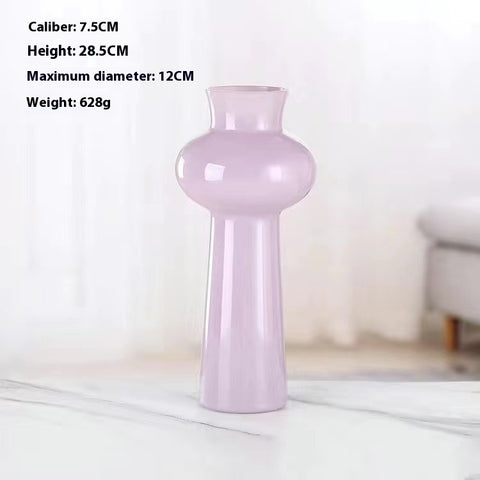 Vase en verre hydroponique élégant et romantique pour la maison