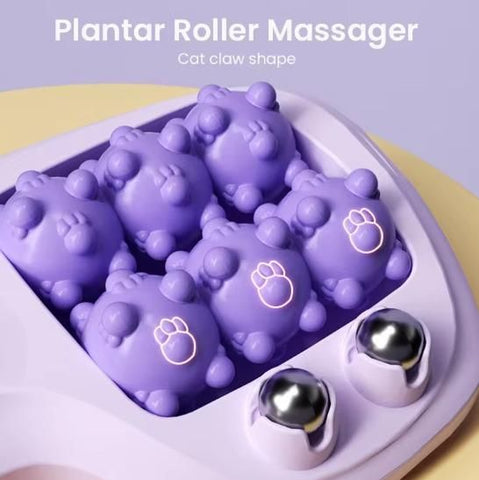 Masseur à rouleaux pour les pieds, anti-stress, points d'acupression