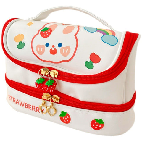 Trousse à Crayons Multicouche Fille avec Grande Capacité et Joli Design