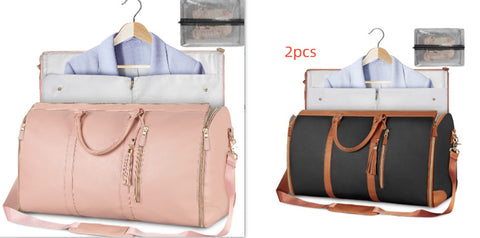 Sac de voyage polochon grande capacité, sac à main pour femme, sac à costume pliable, sacs fourre-tout étanches pour vêtements