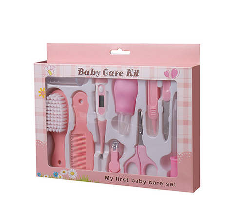 Maternal and Infant Thermometer Feeding Nasal Nasal Care 10 Piece Set Baby Manicure Clamp Nail Clipper Set - Fashionner