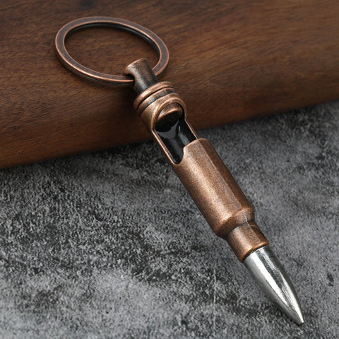 Porte-clés en métal Ouvre-bouteille Balle Pendentif créatif