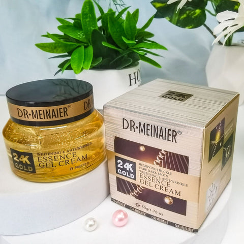 Crème Visage Anti-Rides Hydratante à l'Or 24K