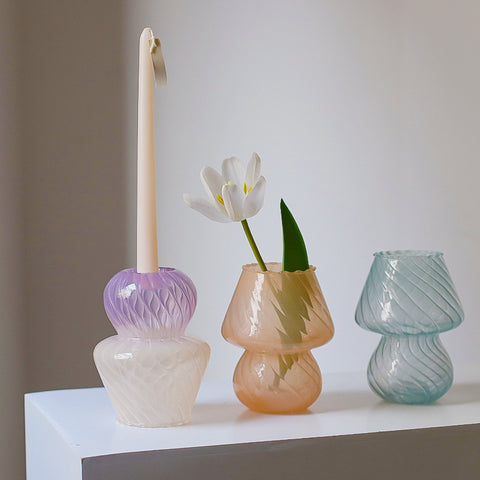 Vase en verre de mode hydroponique créatif