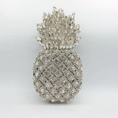 Pineapple Diamond Dinner Bag Fruit Party Banquet Full Diamond Handheld Bag
