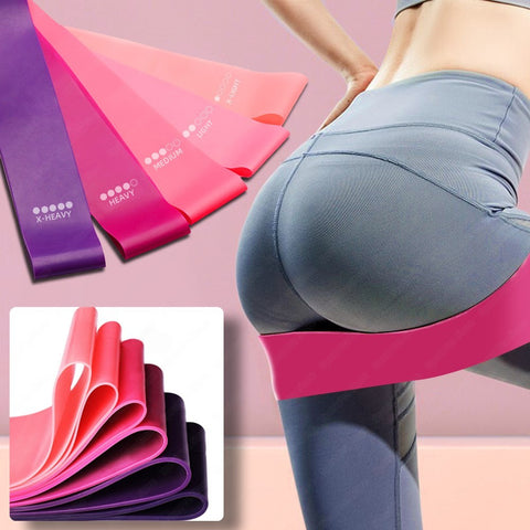 Bandes de résistance élastiques pour fessiers, équipement de musculation en caoutchouc pour le fitness, la gym et les ligues sportives, mini yoga