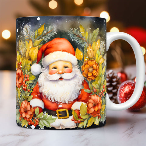 Tasse en céramique de Noël 3D créative, design spatial unique, bonhomme de neige, Père Noël, tasse à café, thé, lait, cadeaux de Noël pour enfants, adultes, gadgets de cuisine