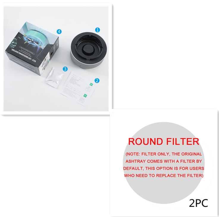 Buy Smoke Removal Air Purification Ashtray Anion Purification Practical Automatic Purifier Ashtray Portable Gadgets For Car Ashtray online at Fashionner.
