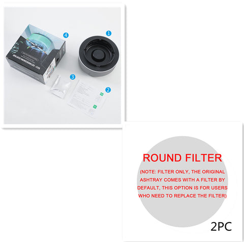 Buy Smoke Removal Air Purification Ashtray Anion Purification Practical Automatic Purifier Ashtray Portable Gadgets For Car Ashtray online at Fashionner.