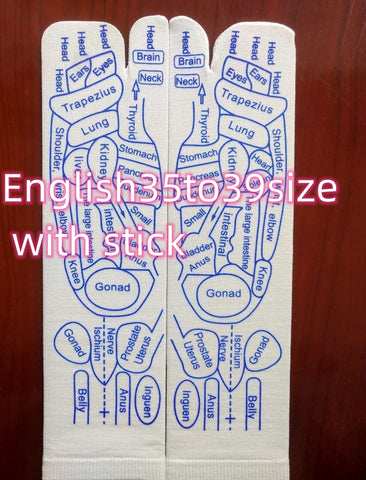 Reflexology Socks - Foot Massage Socks - Massage Relieve Tired Feet Socks Acupressure Foot Massager Reflexology Socks Foot Point Sock Foot Point Tool Physiotherapy Sock
