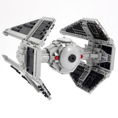 Titanium Fighter Double Ion Engine Fighter Building Blocks Toy