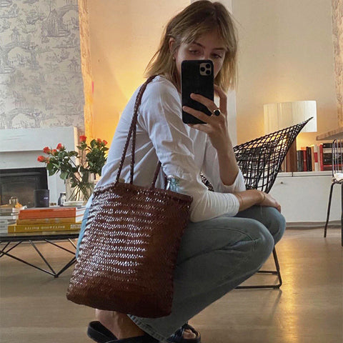 Fashion Woven Handbag For Women - Fashionner