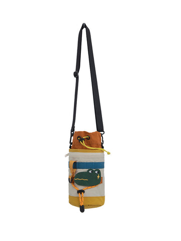 Sac seau portable à bandoulière unique de style camping mignon