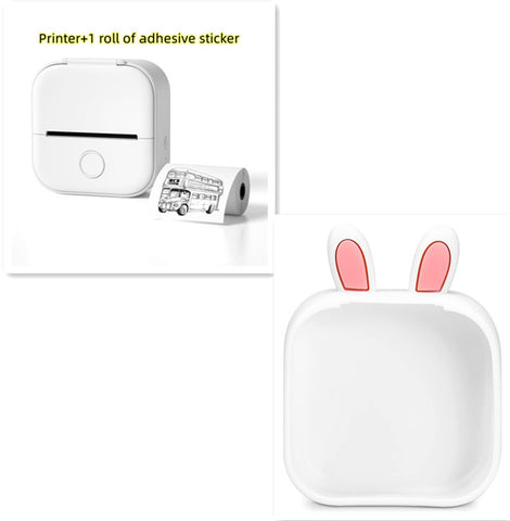 Mini Imprimante Thermique Portable Imprimante Photo Maison Imprimante de Mauvaises Questions pour Étudiant Imprimante d'Étiquettes Mini Bluetooth Étiquette de Prix