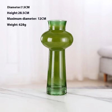 Vase en verre hydroponique élégant et romantique pour la maison
