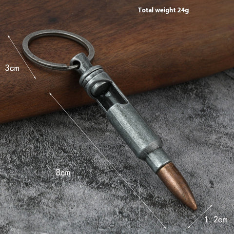 Porte-clés en métal Ouvre-bouteille Balle Pendentif créatif