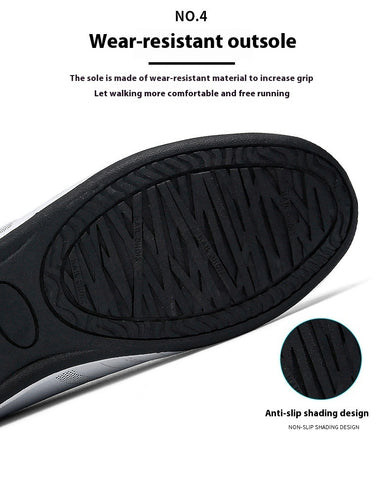 Chaussures en coton matelassées automne et hiver avec velours Baskets décontractées pour hommes