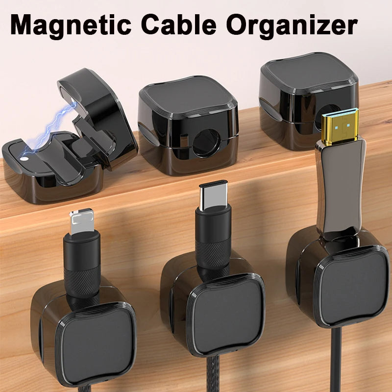 Buy Magnetic Cable Clip Under Desk Cable Management Adjustable Cord Holder Wire Organizer And Cable Management Wire Keeper online at Fashionner