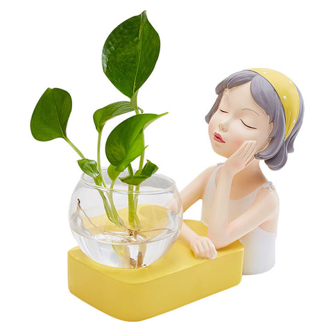 Petits ornements hydroponiques mignons de style nordique