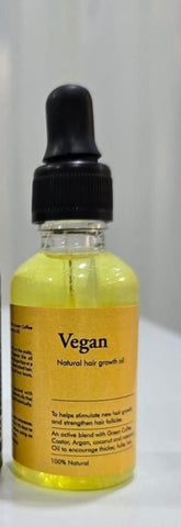 Huile végane naturelle pour la pousse des cheveux 120 ml (Lot de 2)