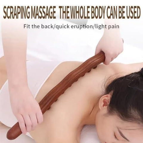 Bâton de massage en bois