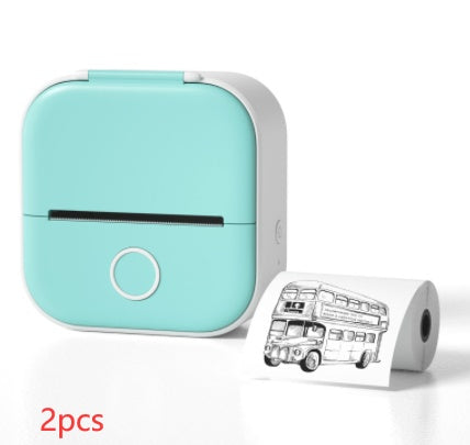Mini Imprimante Thermique Portable Imprimante Photo Maison Imprimante de Mauvaises Questions pour Étudiant Imprimante d'Étiquettes Mini Bluetooth Étiquette de Prix