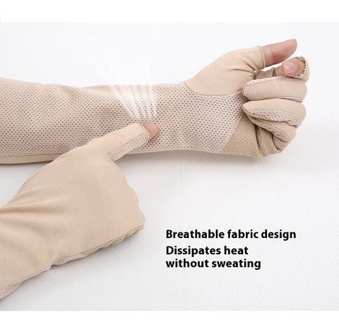 Manchettes en coton minces pour femmes, protection solaire pour la conduite automobile