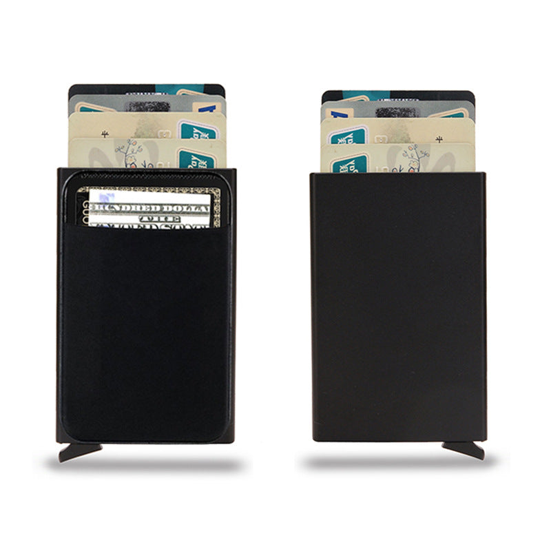 Porte-cartes métallique portefeuille intelligent