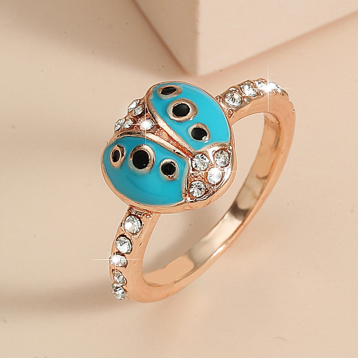 Yellow Gold Accessories Loose Beads Clavicle Chain Ring