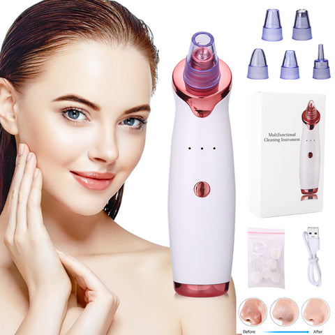 Instrument Dissolvant de Points Noirs, Aspirateur Anti-Acné, Nettoyant Facial, Outil de Soin de la Peau, Nettoyant de Pores en Profondeur