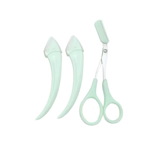 Couteau à sourcils avec peigne, courbé, lune, petits accessoires de beauté, gadgets