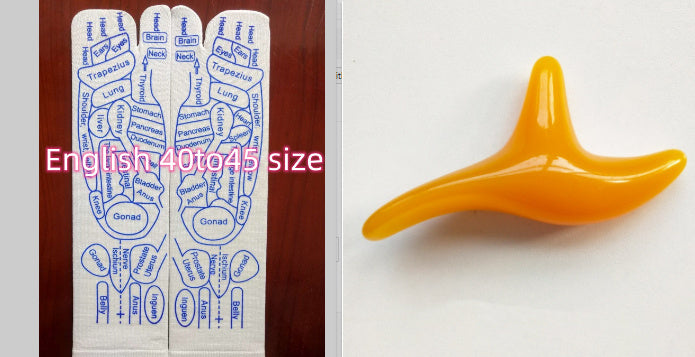 Reflexology Socks - Foot Massage Socks - Massage Relieve Tired Feet Socks Acupressure Foot Massager Reflexology Socks Foot Point Sock Foot Point Tool Physiotherapy Sock