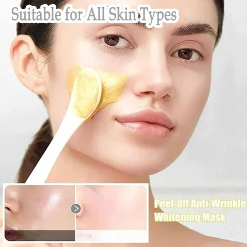 Masque Pelliculable Doré (Lot de 2)