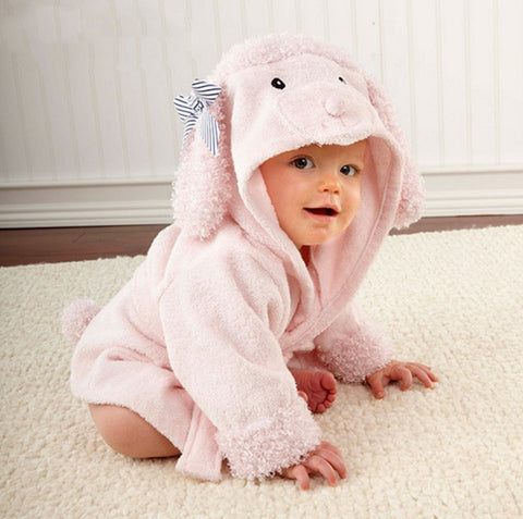 Serviettes de bain pour bébé en coton à capuche pour enfants, modèle animal de dessin animé mignon