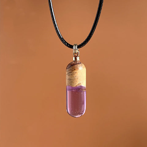 Reative Time Star Capsule Luminous Pendant Necklace