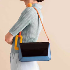 Underarm bag, female niche design, geometric small square bag, high-end texture, portable shoulder bag