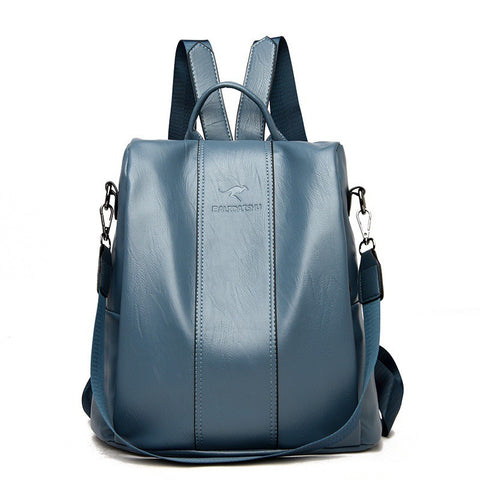 Sac à bandoulière, cuir souple, sac à dos tendance pour femme, sac à dos minimaliste pour étudiant