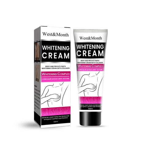 Crème blanchissante, éclaircit et illumine la peau, hydrate et élimine les taches noires.