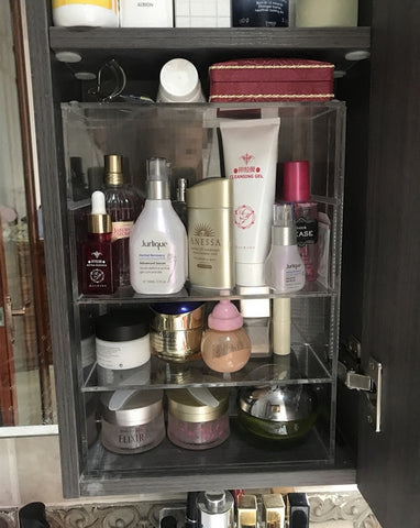 Acrylic storage box cosmetics - Fashionner