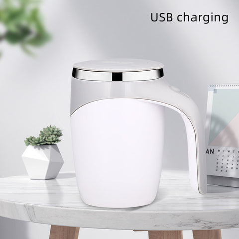 Tasse à café mélangeuse automatique, modèle rechargeable, tasse à agitation électrique de grande valeur, tasse à eau magnétique rotative paresseuse pour milk-shake